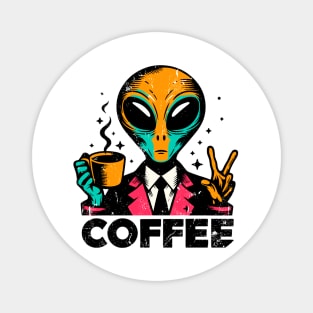 Alien coffee Magnet